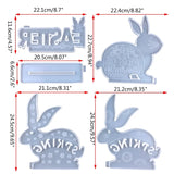 Easter Rabbit Bunny Epoxy Resin Mold Decoration