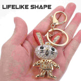 Easter Rabbit Keychain Pendant Hanging Rabbit Craft Key Chain