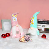 Easter Soft Stuffed Faceless Doll with Bunny Hat