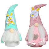 Easter Soft Stuffed Faceless Doll Plush Ornament with Bunny Hat