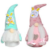 Easter Soft Stuffed Faceless Doll Plush Ornament with Bunny Hat