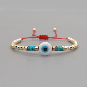 Evil Eye Beaded Bracelet for Women