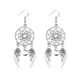 Retro Necklace Earrings Pendant Diamond Clip on Earrings