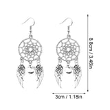 Retro Necklace Earrings Pendant Diamond Clip on Earrings