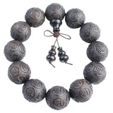 Ebony Sandalwood Bracelet Prayer Beads for Men