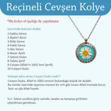 Ebrulu Elif-Vav Hand Work Resin Necklace Ore