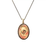 Ebrulu Elif-Vav Hand Work Resin Necklace Ore