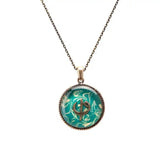 Handmade Resin Necklace Ore Pendant