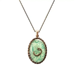 Ebrulu Vav Resin Necklace - Hand Crafted Jewelry
