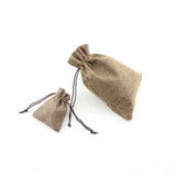 Eco Drawstring Wedding Candy Cookie Pouch 50Pcs/Lot Natural Burlap Gift Bag
