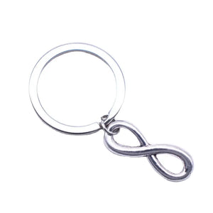 Eco Zinc Alloy Infinity Symbol Key Chain for Gift