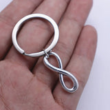 Eco Zinc Alloy Infinity Symbol Key Chain for Gift