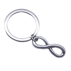 Eco Zinc Alloy Infinity Symbol Key Chain for Gift