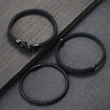 Men Bracelet Set Red Cord Chain Wish Fabric Gift For Him