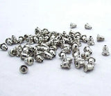 200 pcs/lot Bullet Stud Earrings Metal Jewelry Findings