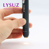Efficient Condensing Light Source Penlight for Gemstone Spectroscope