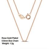 925 Silver Chain Necklace 18K Jewelry