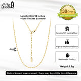 925 Silver Paperclip Link Chain Necklace Basic Party Jewelry