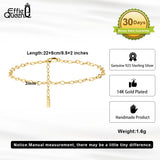 Adjustable 925 Sterling Silver 3mm Rhombus Chain Anklets for Women