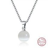 925 Silver Turquoise Pendant Women Necklace Party Jewelry