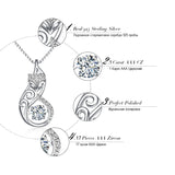 Fox Pendant Necklace S925 Sterling Silver for Women Gift