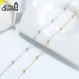 925 Silver Eclipti Anklets with Beads Foot Leg Chain Jewelry Beach Gift