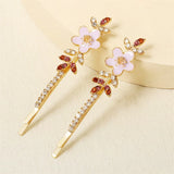 Rhinestone Flower Hair Clips Hairpin for Wedding