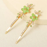 Rhinestone Flower Hair Clips Hairpin for Wedding