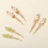 Rhinestone Flower Hair Clips Hairpin for Wedding