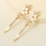 Rhinestone Flower Hair Clips Hairpin for Wedding
