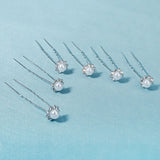 6Pcs/Set Pearl Wedding Hairpins for Hair Bridal Jewelry Headdress Accessories