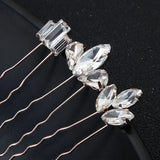 9pcs Rhinestone Wedding Hairpins Bridal Hair Accessories Crystal Jewelry Clip