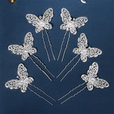 Efily Bridal Hair Pins Wedding Hair Accessories Pearl Rhinestone Hairpin Bride
