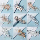 Rhinestone Hair Clip Crystal Flower Headband for Women