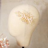 Rhinestone Hair Clip Crystal Flower Headband for Women