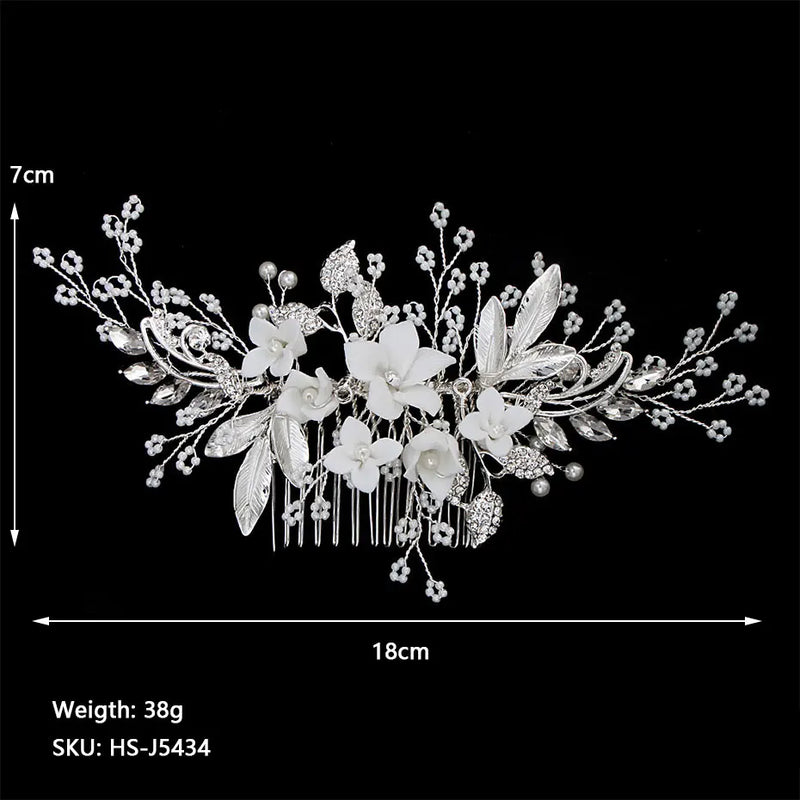 Rhinestone Wedding Hair Comb Bridal Headpiece