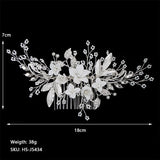 Rhinestone Wedding Hair Comb Bridal Headpiece
