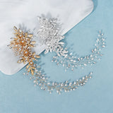 Efily Crystal Rhinestone Wedding Hair Combs Bridal Hair Accessories Clips