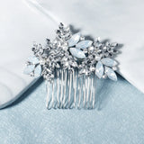 Efily Crystal Rhinestone Wedding Hair Combs Bridal Hair Accessories Clips