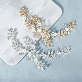 Efily Crystal Rhinestone Wedding Hair Combs Bridal Hair Accessories Clips