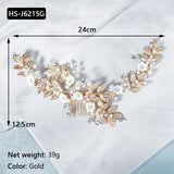 Efily Crystal Rhinestone Wedding Hair Combs Bridal Hair Accessories Clips