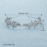Crystal Star Bridal Tiara Crown Hair Jewelry Rhinestone Headband