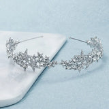 Crystal Star Bridal Tiara Crown Hair Jewelry Rhinestone Headband