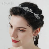 Crystal Star Bridal Tiara Crown Hair Jewelry Rhinestone Headband