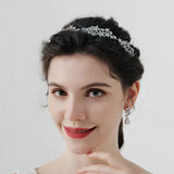 Crystal Star Bridal Tiara Crown Hair Jewelry Rhinestone Headband