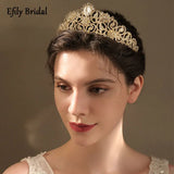 Crystal Wedding Crown Rhinestone Bride Headpiece