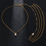 CZ Wedding Backdrop Necklace Bridal Jewelry Crystal Back Chain for Prom