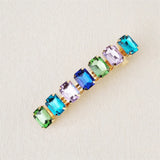 Square Rhinestone Barrette Hairpin Geometric Hair Jewelry Accessories