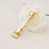 Square Rhinestone Barrette Hairpin Geometric Hair Jewelry Accessories