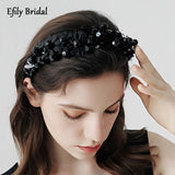 Efily Crystal Headbands Wedding Hair Accessories Bridal Headwear